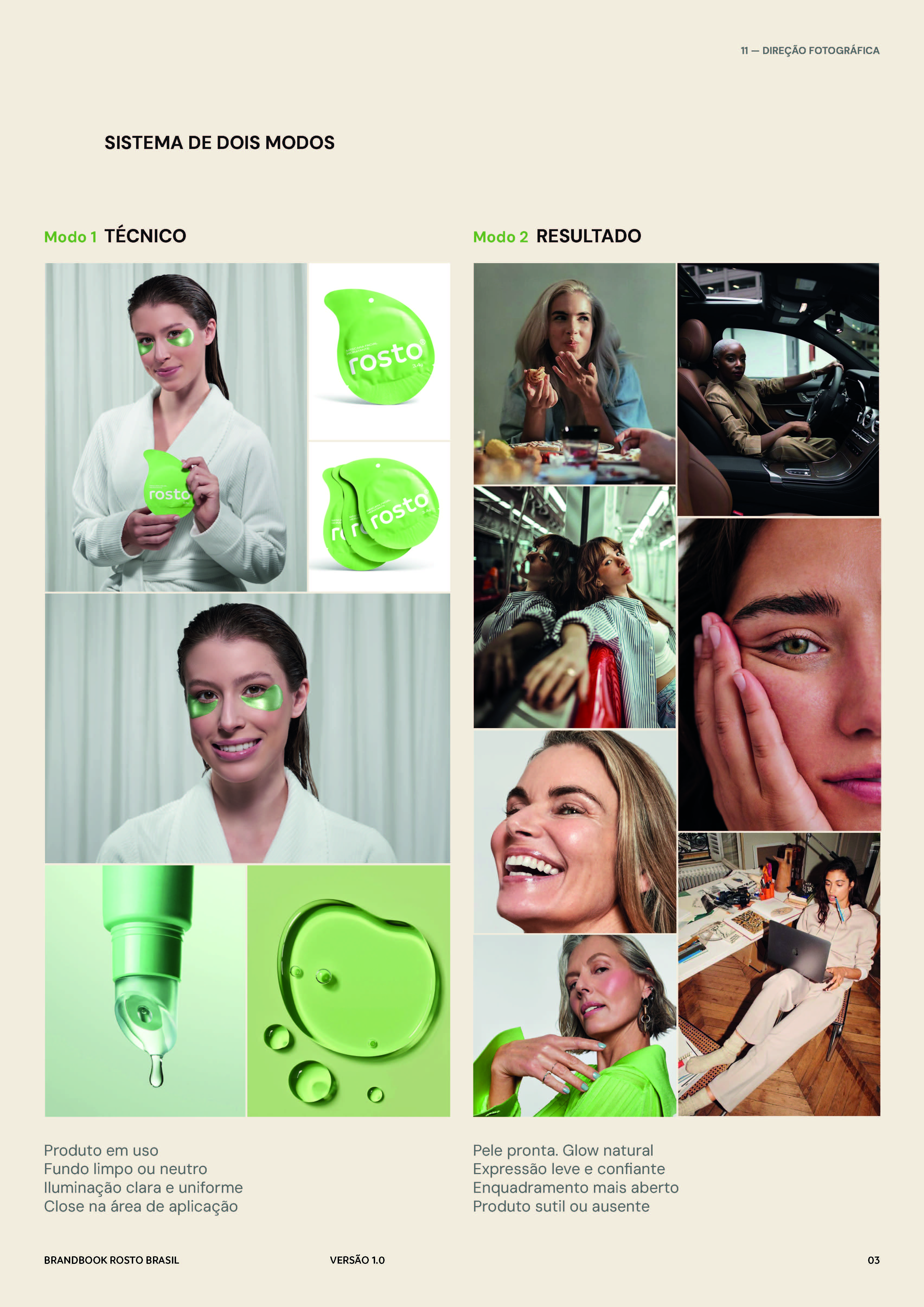Brandbook Rosto Brasil página 19