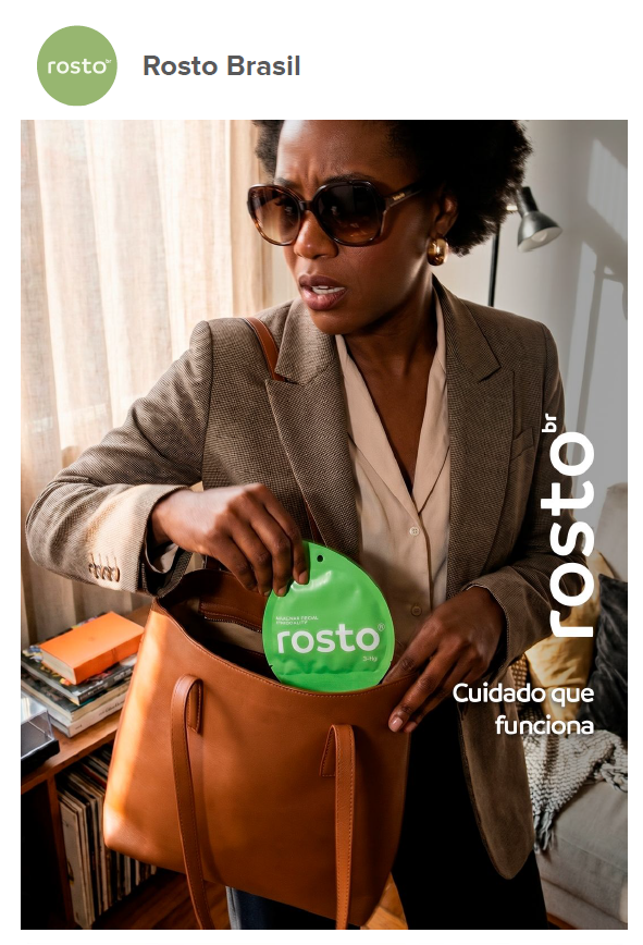 Peça de Instagram com produto em bolsa